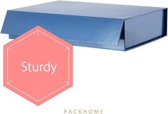 Box 11.5x8x2.5 Inches, Sturdy Shirt Box with Magnetic Lid for Multiple Occasions