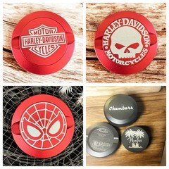 Custom Personalized Metal Pouch Can. Anything You Want Engraved On Can