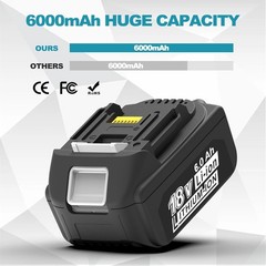 2 PACK 6.0Ah 18V Lithium-Ion Battery For RYOBI P109 P108 P107 One+ Plus RB18L50