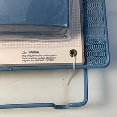 Meijer Locker Kit Set 7-Piece Blue Magnetic Shelf Mirror Dry Erase New