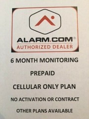 Alarm.com 6 Months Cellular Only Alarm Monitoring No Contract 2gig XT XTI