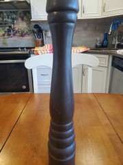 Vintage Peugeot France 18.5″ Wooden Pepper Mill Tall