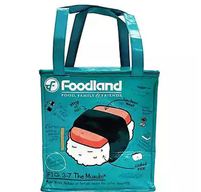 Foodland Hawaii Spam Musubi Insulated Reusable Grocery Bag – 1 bag