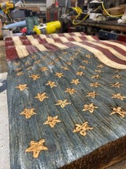 Patriotic, Wall Art Décor, Wedding American Wooden Flag, Rustic American Flag,
