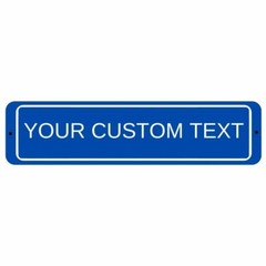 Custom Personalized Aluminum Street Sign Outdoor Indoor Great Gift for Everyone