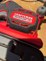CRAFTSMAN V20 Brushless RP Cordless Belt Sander CMCW223B 20V + BATTERY & CHARGER