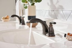 Moen Hilliard Centerset 2 Handle Bathroom Faucet Mediterranean Bronze 84532BRB