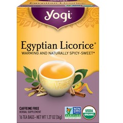 Yogi Tea – Egyptian Licorice Tea (4 Pack) 64 Organic Herbal Tea Bags