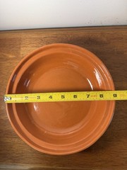 Tunisian Clay Tagine with Base Plate Authentic North African Cooking Pot Tajine