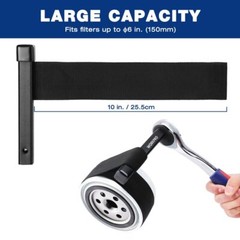WORKPRO Nylon Strap Oil Filter Wrench 1/2″ Dr Universal Oil Filter Removal Tools