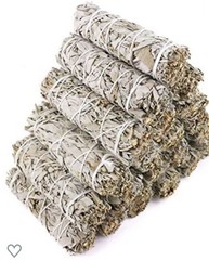 White Sage Smudge Sticks/Wand 4- 5″ Wholesale Bulk 1 to 100 big bundles