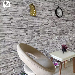 Falkirk Uffcott 39.4 In. X 9.8 In. Grey Faux Ancient Brick Styrofoam 3D Decorati