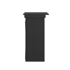 Ardent No Tools Small Space Writing Desk, Black