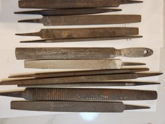 Lot of 15 Metal files Rasp DIFFERENT SIZES AS SHOWN USED