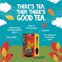 Organic Fairtrade English Breakfast, Big Ben – USDA Organic, Non-GMO, Fair Tr…