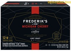 Frederik’s By Meijer Michigan Cherry Light Roast Coffee K Cups 12 ct
