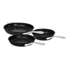 All-Clad B1 Hard Anodized Non-Stick Induction 8″ 10″ and 12 Inch Fry Pan Set