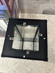 HDC Replacement Glass Mauvo Canyon 15.5in Black LED Outdoor Wall Light Sconce