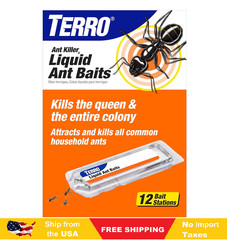 TERRO T300B Liquid Ant Killer Bait Stations 12-Pack – Indoor Ant Traps