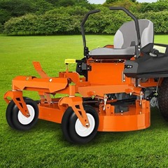 2Pcs 13×5.00-6 Flat Free Tire and Wheel for Lawn Mowers & Zero Turn Mowers, with