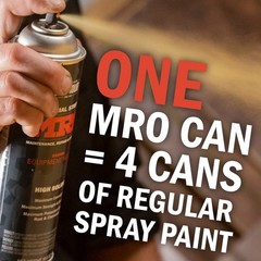 620-1425 Industrial MRO High Solids Spray Paint, Light Blue 16 Ounce (Pack of 1)