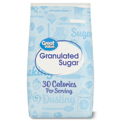 Great Value Granulated Sugar 10 lb Pure White Baking Bulk Supply Free Shipping
