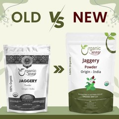 Organic Way Jaggery Powder | Kosher Certified Origin – India (1lbs 16 Oz)