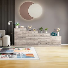 Farmhouse 7 Drawers Dresser for Bedroom Tall Chest of Drawers for Bedroom Home