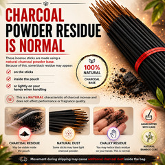 Incense Sticks 9″ Bulk Citronella Charcoal Hand Dipped Long Lasting USA Made