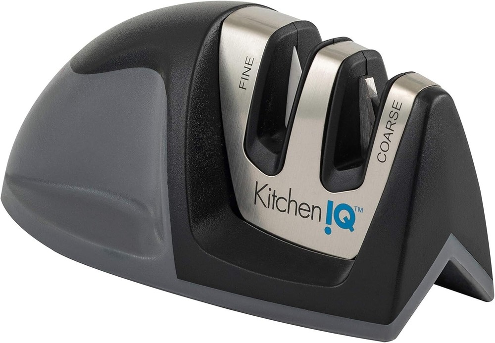 2 Stages Knife Sharpener PROFESSIONAL CHEF GRADE SYSTEM Tool Ceramic Tungsten