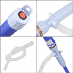 Battery Powered Electric Fuel Transfer Siphon Pump Gas Oil Water Liquid 2.2 GPM