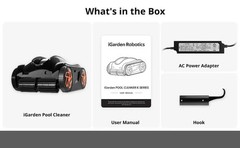 iGarden K36 Cordless Robotic Pool Cleaner Pool Vacuum For Inground 220Min