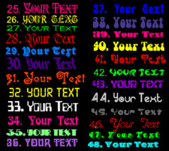 Watercraft Custom Boat Name 2, Text Vinyl Lettering Personalized Boat Decal set