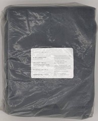 Pottery Barn Velvet Twill BLACKOUT Drape Curtain (1) ~ 50 x 120 ~ Steel Blue