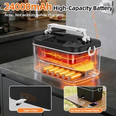 Cordless Electric Lunch Box with Scheduled Heating,1.2L Portable Food Warmer ，l
