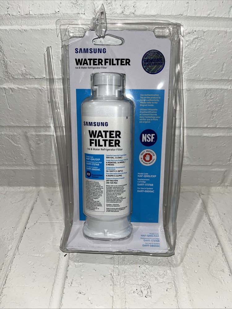 New In Box! Samsung HAF-QINS/EXP Refrigerator Water Filter. *mild Box Damage