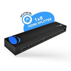 OREI HD-108 8 Port 1×8 1 In 8 Out HDMI Splitter Audio Video 1080P HD HDTV 3D DVD