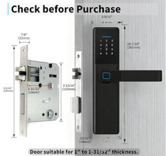 Smart Fingerprint Door Lock, Keyless Entry Front Door Lock Deadbolt