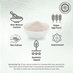 Pride Of India – Himalayan Black Salt (Kala Namak) Extra Fine, 1 Pound (16oz) Du