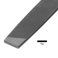 2pcs Mill File 8″ 3.6mm High Carbon Steel Single Cut Flat Hand File