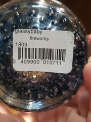 Glassybaby Fireworks Translucent Blue Swirled Bubbles Not Available Online