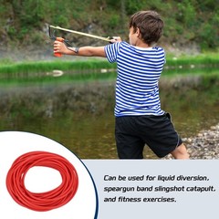 PATIKIL 26 Ft(8M) Red Latex Rubber Tubing, 1/16″(1.6mm) ID x 1/8″(3.2mm) OD f…