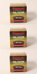 Kawasaki 3 Pack Genuine 49065-0724 49065-7010 AM107423 Oil Filter Made in The…