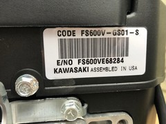 Kawasaki FS600V-GS01-S Recoil Pull Start Engine Vertical Shaft 18.5HP 1″x3&5/32″