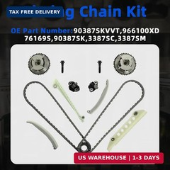 4.6 Timing Chain Kit Cam Phaser Repair Kit w/VVT Sprocket Tensioner Fit For Ford