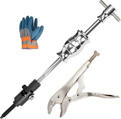 Locking Pliers Slide Hammer Puller Set, 9.8 in Locking Pliers 2 lb Slide Hamm…