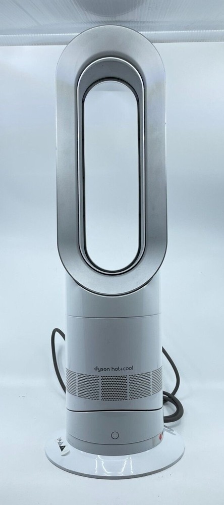 Dyson AM09 Hot & Cool Jet Focus Fan Heater – White/Silver NO BOX NO REMOTE