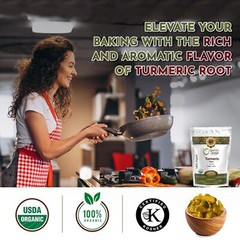 Organic Way Turmeric Root whole
