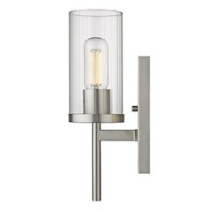 Golden Lighting Winslett 4.875 in. 1-Light Pewter Sconce Vanity Light