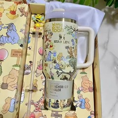 Collab Edition 40Oz/1.18L Summer Cold Drink Insulated Tumbler with Straw